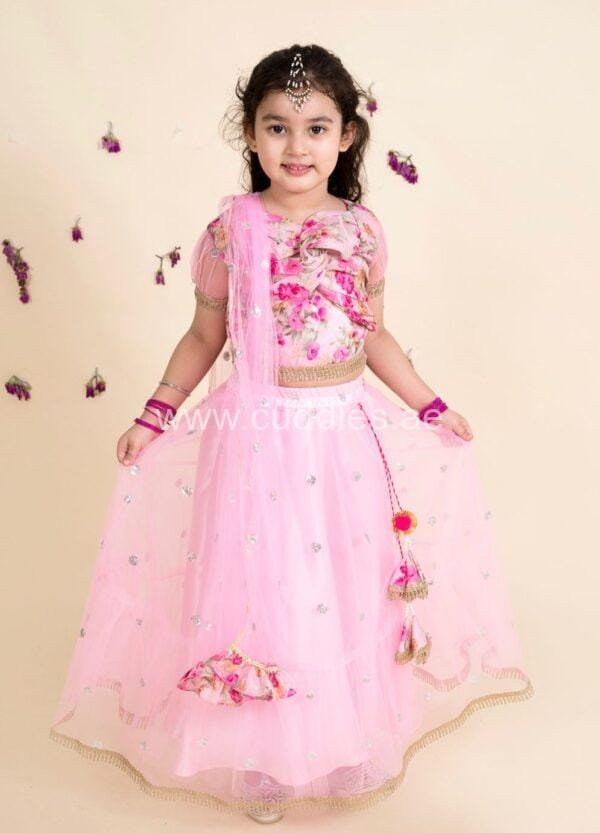Baby pink lehenga choli
