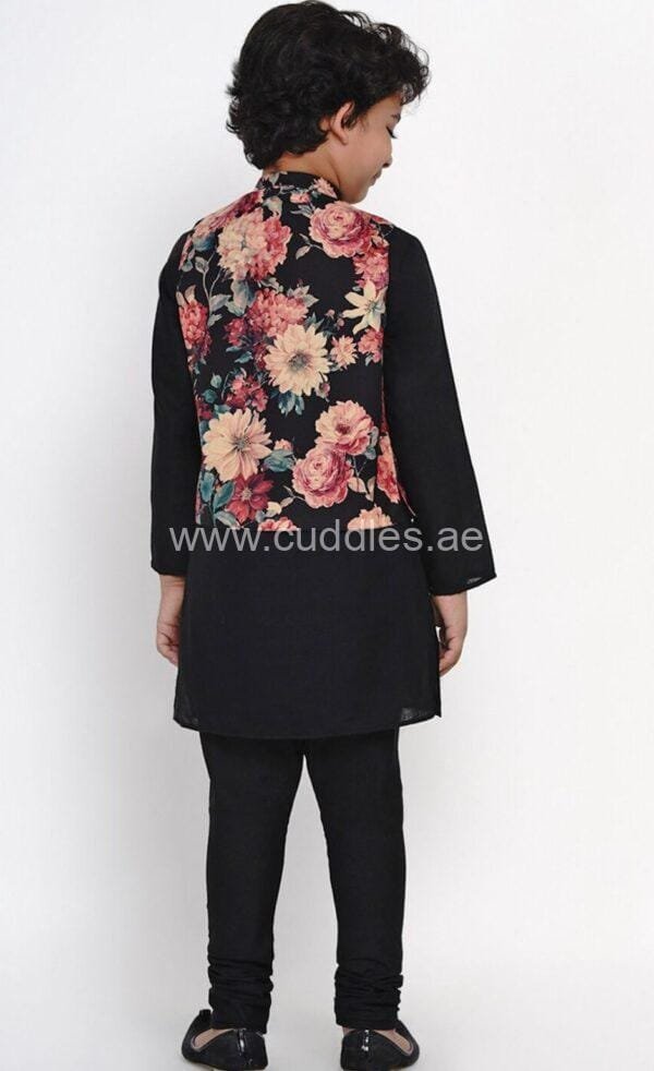 Black Kurta pajama Set