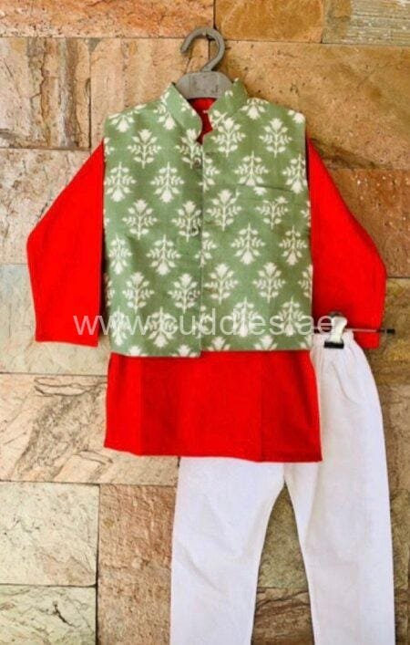 Maple green kurta pajama