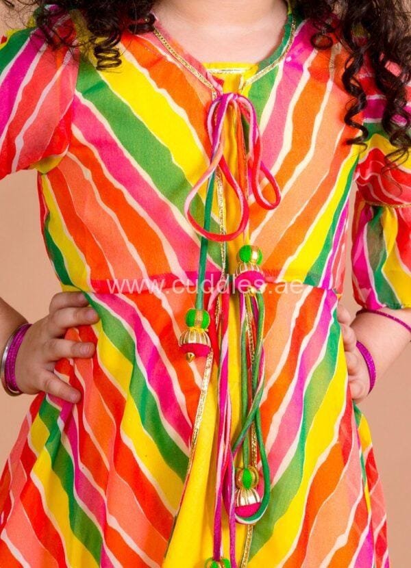 Multi color kurti set