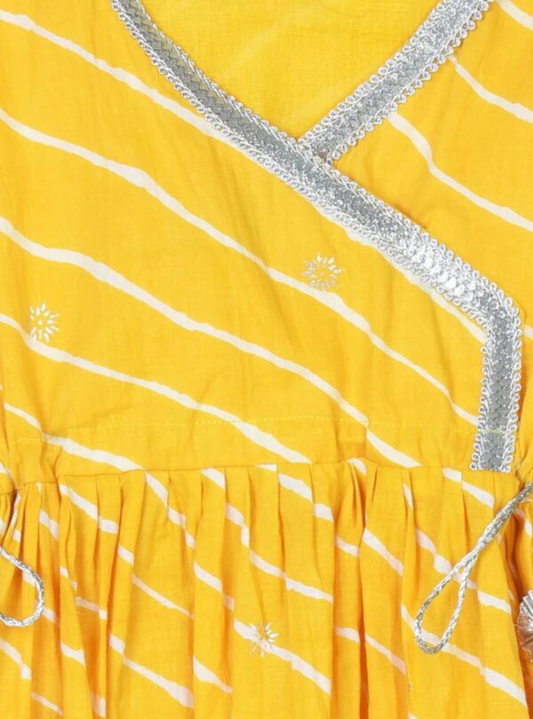 Yellow kurti with legging