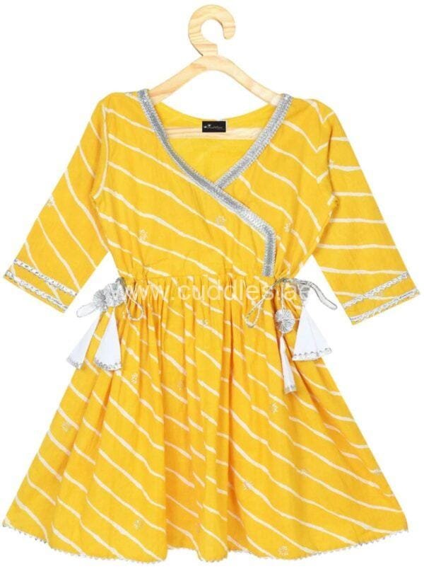 Yellow kurti with legging