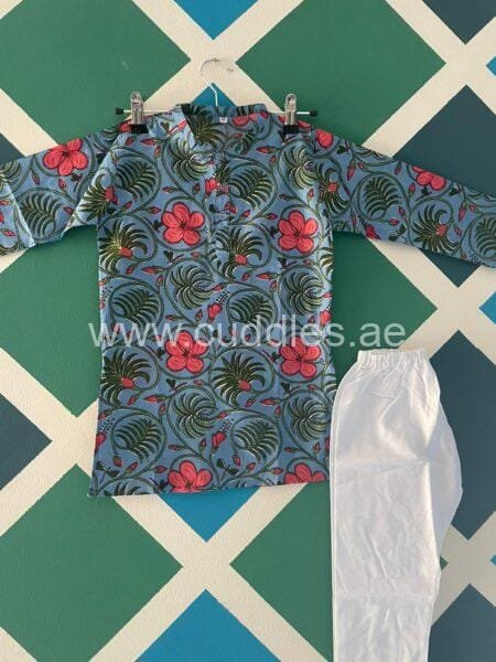 Blue kurta pajama set
