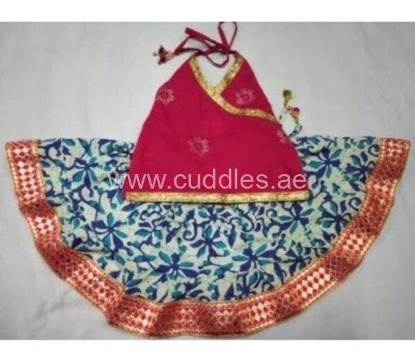 Rani pink ghagra skirt top