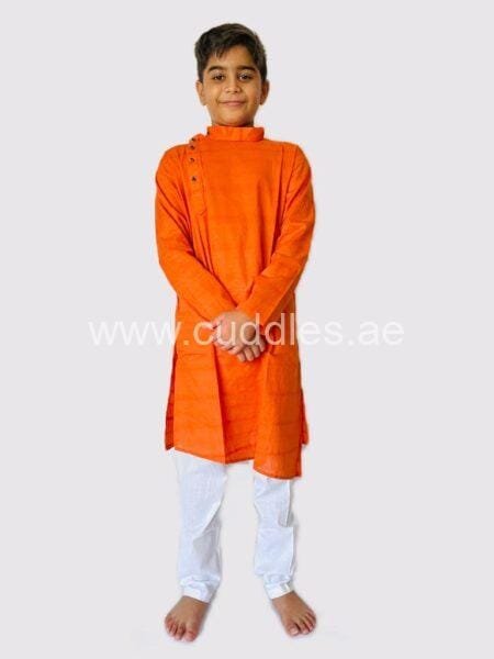 Saffron kurta pajama