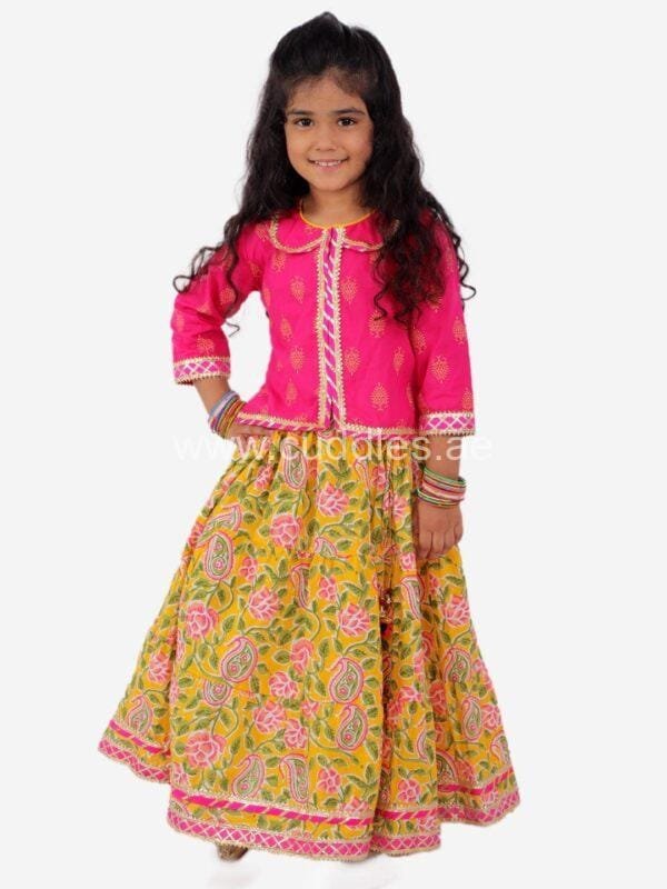 Skirt with choli top
