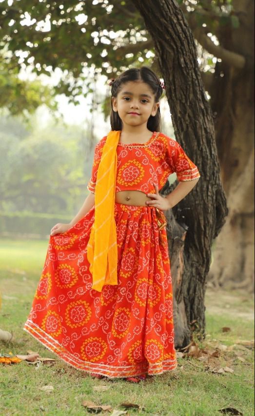 Festive Wear Stitched Rajasthani Girls Lehenga, Dry clean at Rs 1600/set in  Indore