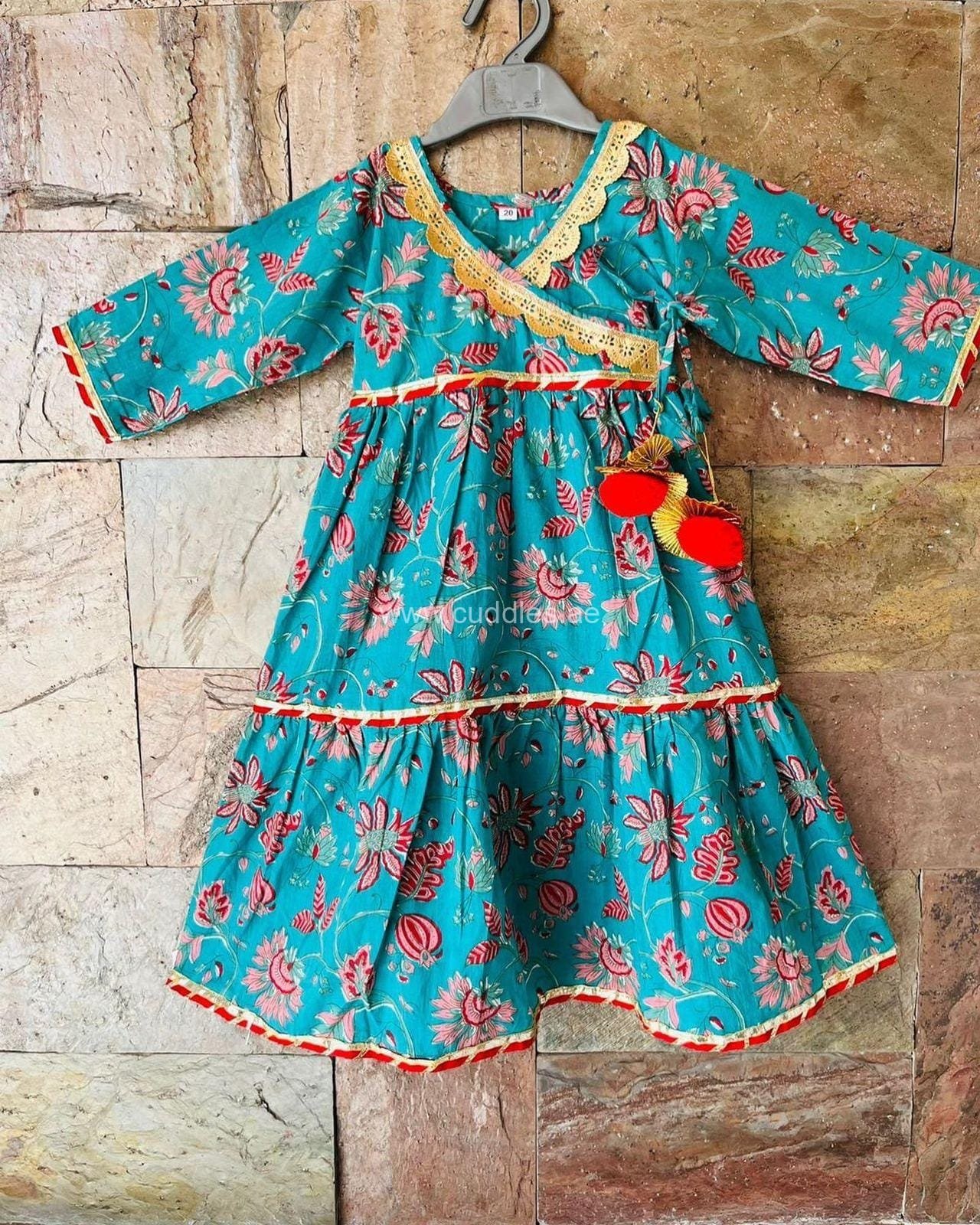 Baby sales angrakha frock