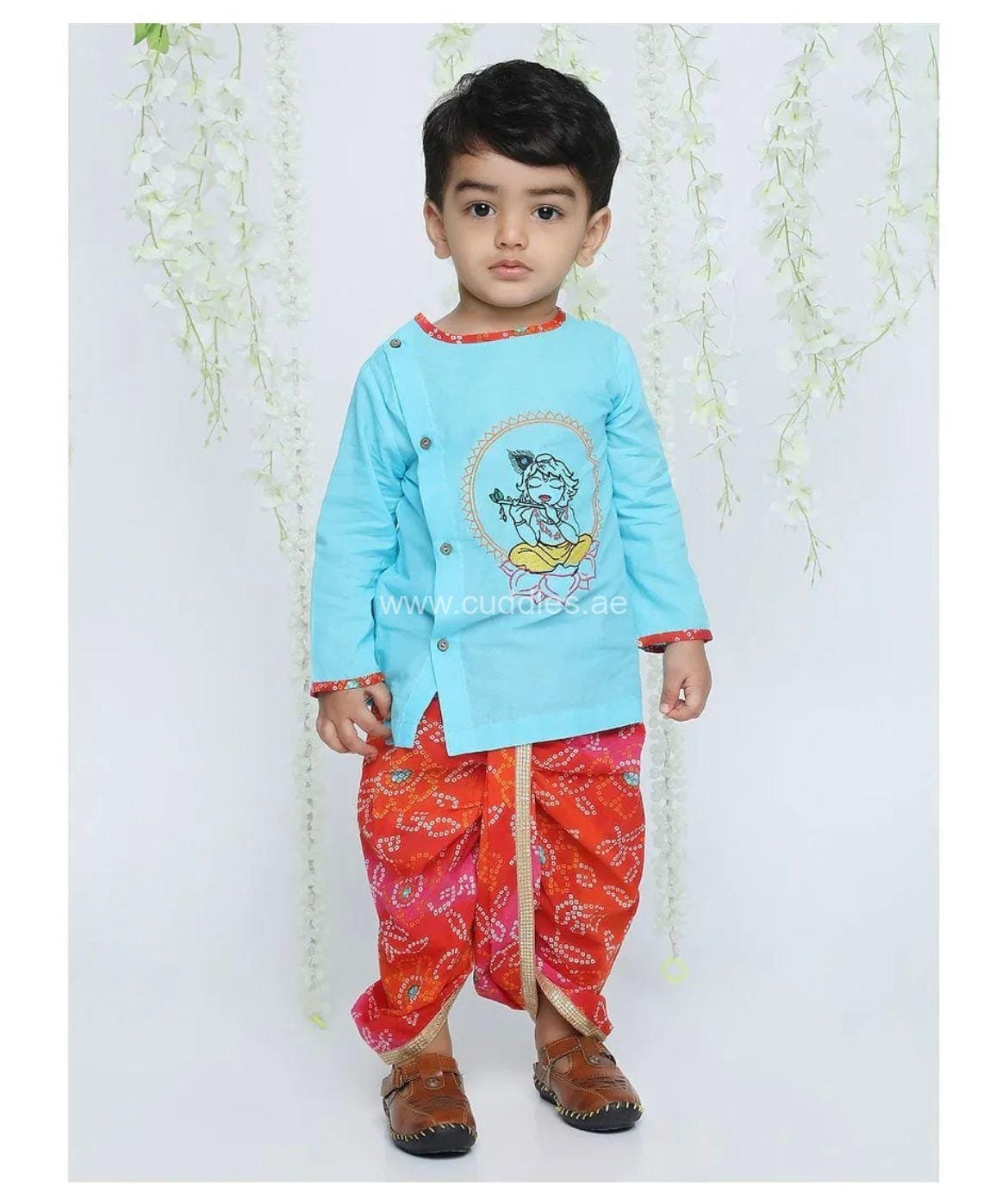 Krishna dhoti kurta set cheap
