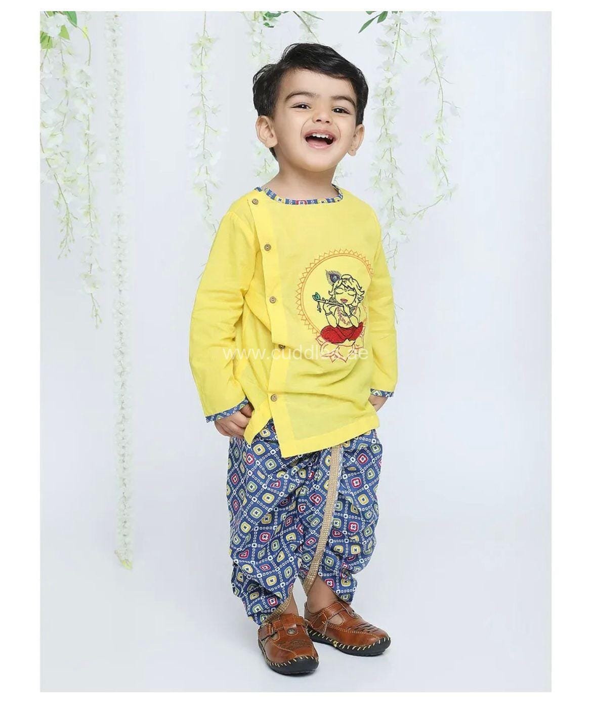 Krishna dhoti kurta set outlet