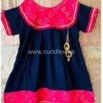 Bandhani print Cotton frock