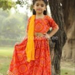Royal Rajasthani Bandhani printed Lehenga Choli with Dupatta set