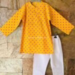 Sustainable Pure Cotton Kurta Pajama sets for young boys this Summer