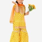 Ruby Pure Cotton Premium Sharara Set