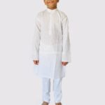 Pure White festive Kurta pajama set