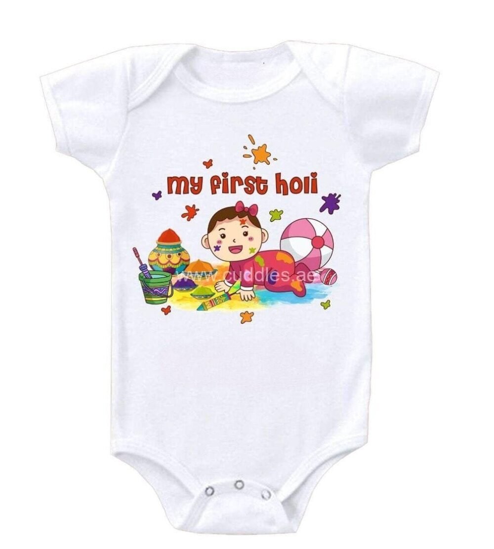 First Holi Rompers