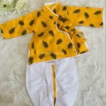 Maurya mustard Kurta Dhoti set