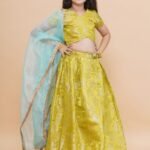 Green Silk Lehenga Choli set