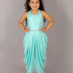 Alia fusion Blue Dhoti jumpsuit