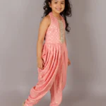 Alia fusion Pink Dhoti jumpsuit