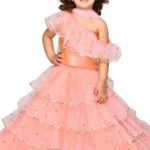 Daisy sequined Net frilly Lehenga Choli set