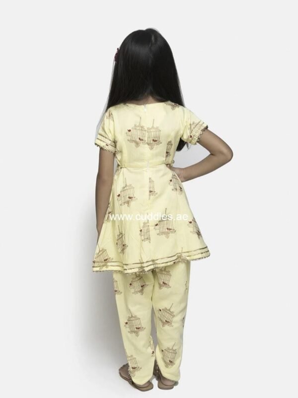 Kurti with Ankle length Dhoti set - Image 3