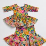 Multicolor Kurti Sharara set